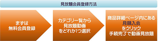 見放題登録